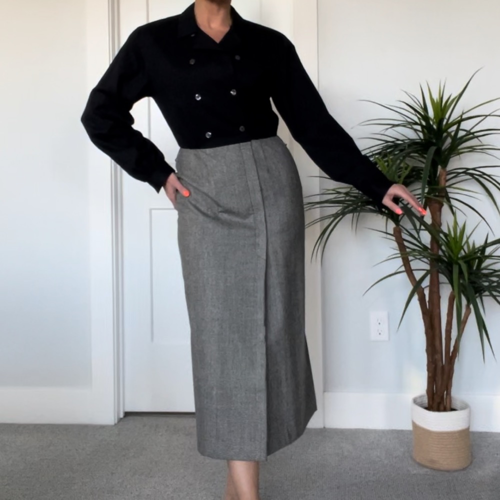 Vintage Barry Bricken Wool Dress Size 8